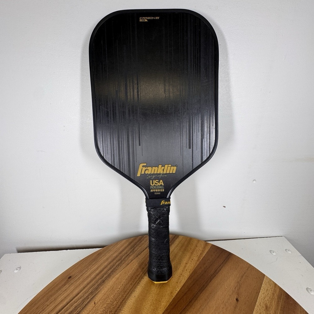 Franklin Sports Carbon STK Pickleball Paddle JW Johson Signature Black 17‎ mm